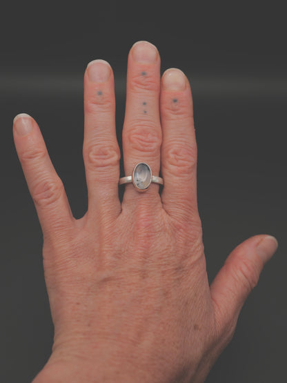 Stone Ring - Size 10.5 - Dendritic Opal
