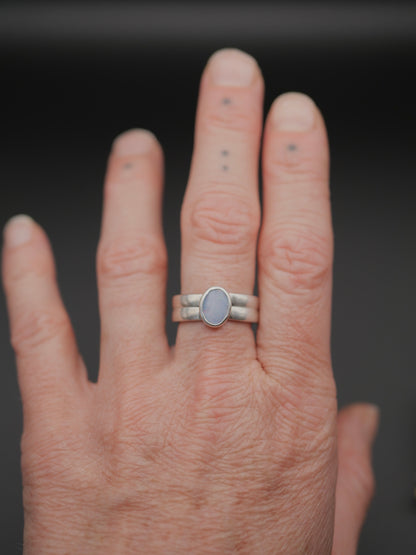 Stone Ring - Size 8 - Boulder Opal